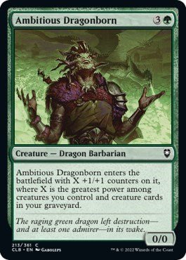 Ambitious Dragonborn (Commander Legends: Battle for Baldur's Gate) Near Mint - Nick Nack's Full Frontal Attack