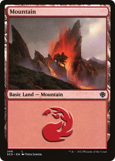 Mountain (348) (Commander 2022 Starter Decks) Near Mint - Nick Nack's Full Frontal Attack