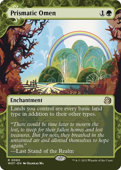 Prismatic Omen (Wilds of Eldraine: Enchanting Tales) Near Mint - Nick Nack's Full Frontal Attack