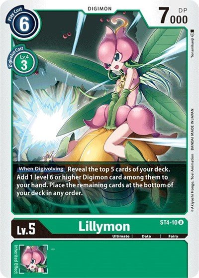 Lillymon (Starter Deck 04: Giga Green) Near Mint - Nick Nack's Full Frontal Attack