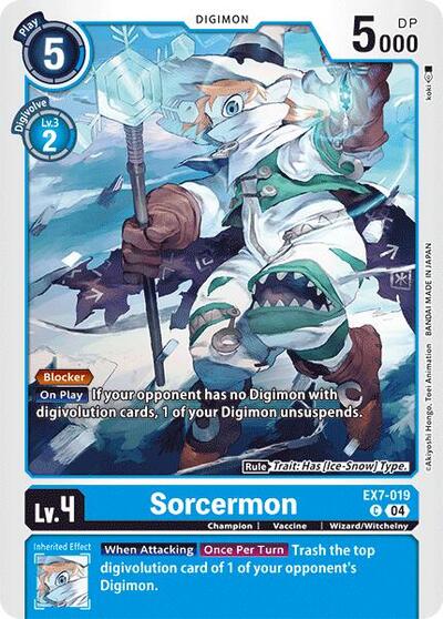 Sorcermon (Digimon LIBERATOR) Near Mint - Nick Nack's Full Frontal Attack
