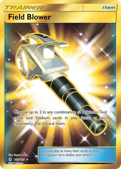 Field Blower (Secret) (SM - Guardians Rising) Near Mint Holofoil - Nick Nack's Full Frontal Attack