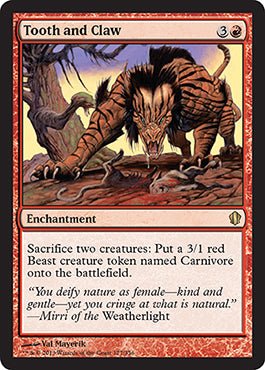 Tooth and Claw (Commander 2013 Edition) Near Mint - Nick Nack's Full Frontal Attack