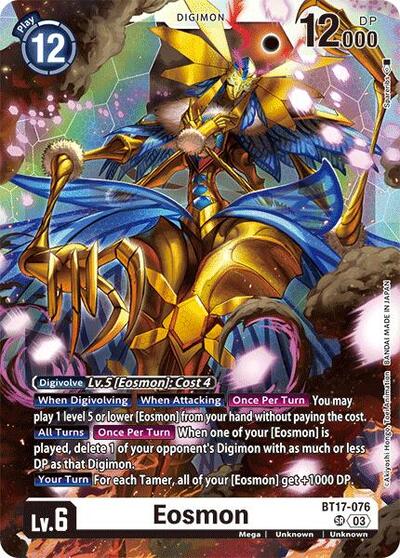 Eosmon BT17-076 (Secret Crisis) Near Mint Foil
