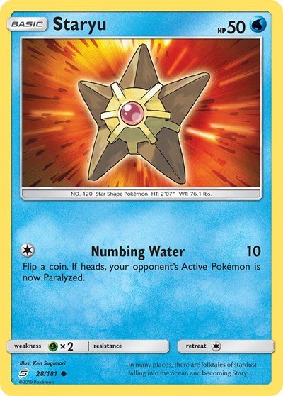 Staryu (SM - Team Up) Near Mint - Nick Nack's Full Frontal Attack