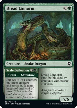 Dread Linnorm (Commander Legends: Battle for Baldur's Gate) Near Mint - Nick Nack's Full Frontal Attack