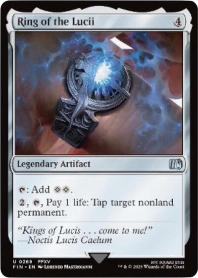 Ring of the Lucii (Universes Beyond: FINAL FANTASY) Near Mint - Nick Nack's Full Frontal Attack