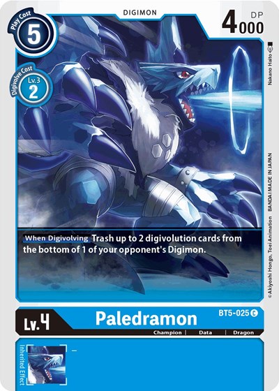 Paledramon (Battle of Omni) Near Mint