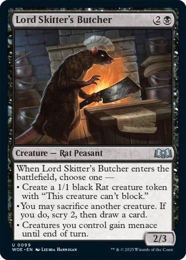 Lord Skitter's Butcher (Wilds of Eldraine) Near Mint - Nick Nack's Full Frontal Attack