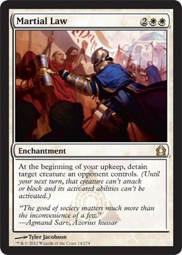 Martial Law (Return to Ravnica) Near Mint - Nick Nack's Full Frontal Attack