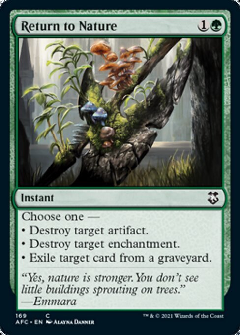 Return to Nature (Commander 2021 Forgotten Realms) Near Mint - Nick Nack's Full Frontal Attack