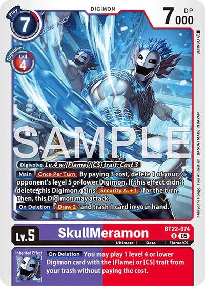 SkullMeramon (Cyber Eden) Near Mint - Nick Nack's Full Frontal Attack