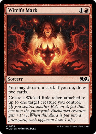 Witch's Mark (Wilds of Eldraine) Near Mint - Nick Nack's Full Frontal Attack