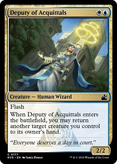 Deputy of Acquittals (Ravnica Remastered) Near Mint - Nick Nack's Full Frontal Attack