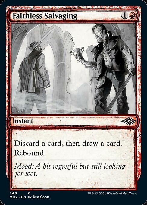 Faithless Salvaging (Showcase) (Modern Horizons 2) Light Play Foil - Nick Nack's Full Frontal Attack