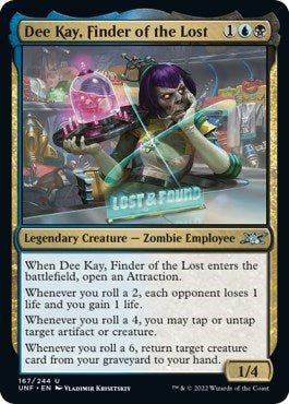 Dee Kay, Finder of the Lost (Unfinity) Near Mint - Nick Nack's Full Frontal Attack