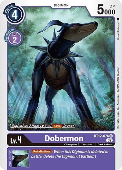 Dobermon (Across Time) Near Mint - Nick Nack's Full Frontal Attack