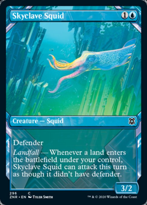 Skyclave Squid (Showcase) (Zendikar Rising) Near Mint