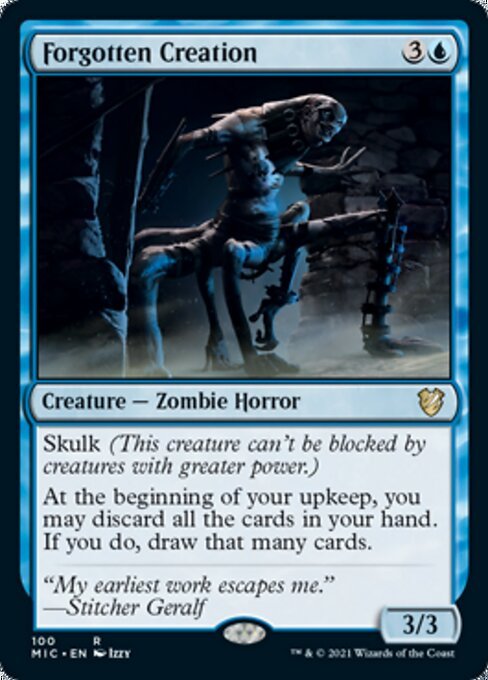 Forgotten Creation (Commander 2021 Midnight Hunt) Near Mint - Nick Nack's Full Frontal Attack