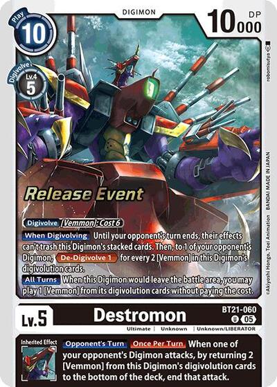 Destromon (World Convergence Release Event Cards) Near Mint
