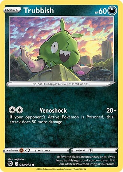 Trubbish (Champion's Path) Near Mint - Nick Nack's Full Frontal Attack