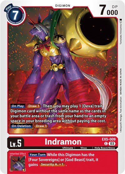 Indramon (Animal Colosseum) Near Mint - Nick Nack's Full Frontal Attack