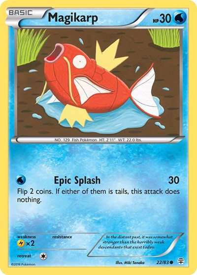 Magikarp (Generations) Near Mint Reverse Holofoil