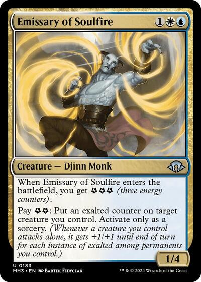 Emissary of Soulfire (Modern Horizons 3) Near Mint Foil - Nick Nack's Full Frontal Attack