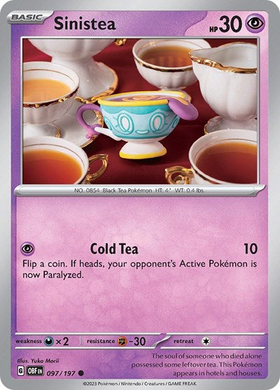 Sinistea (Scarlet and Violet: Obsidian Flames) Near Mint
