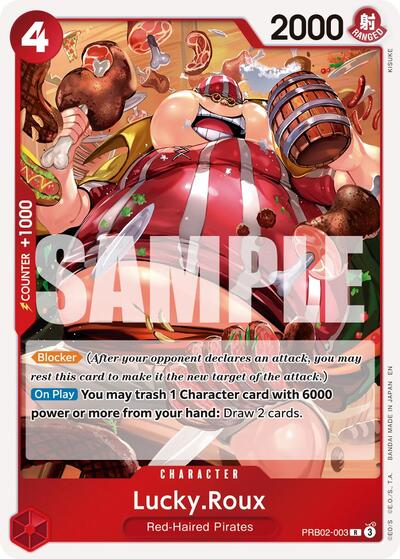 Lucky.Roux (Premium Booster -The Best- Vol. 2) Near Mint Foil - Nick Nack's Full Frontal Attack
