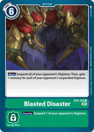 Blasted Disaster (Double Diamond) Near Mint - Nick Nack's Full Frontal Attack