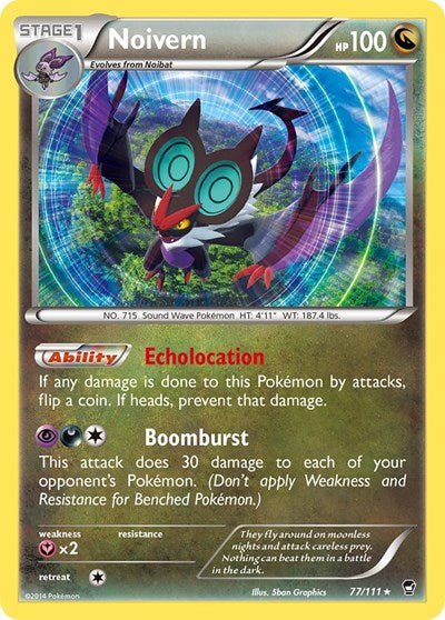 Noivern (XY Furious Fists) Light Play Holofoil - Nick Nack's Full Frontal Attack