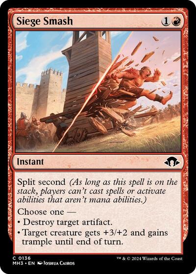 Siege Smash (Modern Horizons 3) Near Mint - Nick Nack's Full Frontal Attack