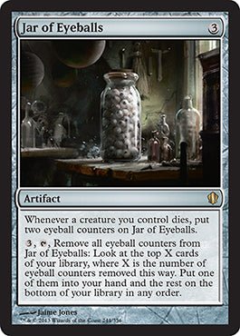 Jar of Eyeballs (Commander 2013 Edition) Near Mint - Nick Nack's Full Frontal Attack