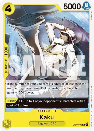 Kaku (Starter Deck 29: Egghead) Near Mint - Nick Nack's Full Frontal Attack