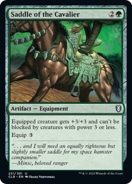 Saddle of the Cavalier (Commander Legends: Battle for Baldur's Gate) Near Mint - Nick Nack's Full Frontal Attack