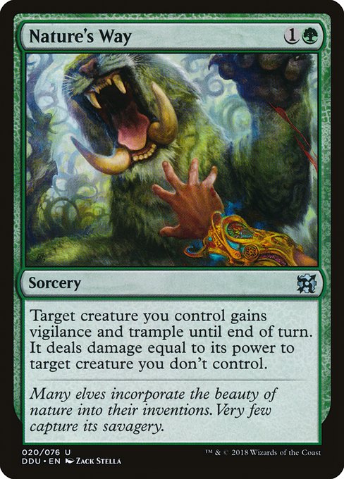 Nature's Way (Duel Decks: Elves vs Inventors) Near Mint