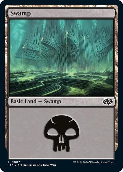 Swamp (0087) (Foundations Jumpstart) Near Mint - Nick Nack's Full Frontal Attack