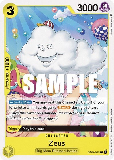 Zeus (Starter Deck 7: Big Mom Pirates) Near Mint - Nick Nack's Full Frontal Attack