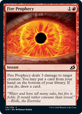 Fire Prophecy (Ikoria: Lair of Behemoths) Near Mint - Nick Nack's Full Frontal Attack