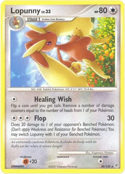 Lopunny (Diamond and Pearl) Light Play