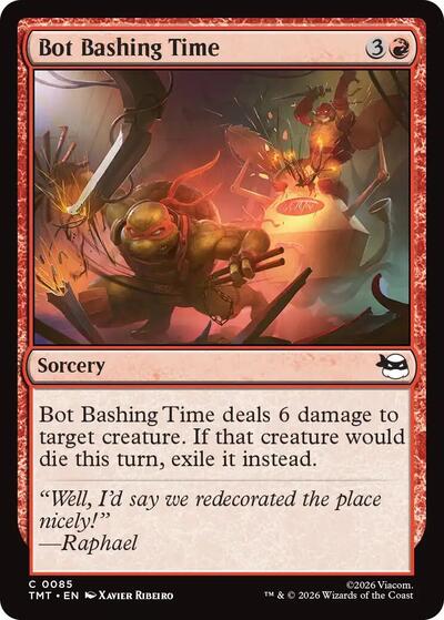 Bot Bashing Time (Teenage Mutant Ninja Turtles) Near Mint - Nick Nack's Full Frontal Attack
