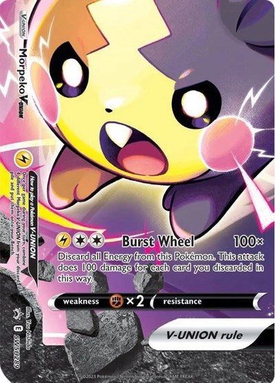 Morpeko V-Union - SWSH289 (SWSH: Sword & Shield Promo Cards) Near Mint Holofoil