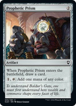 Prophetic Prism (Commander Legends: Battle for Baldur's Gate) Near Mint - Nick Nack's Full Frontal Attack