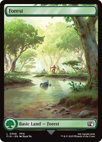 Forest (0308) (Universes Beyond: FINAL FANTASY) Near Mint Foil - Nick Nack's Full Frontal Attack
