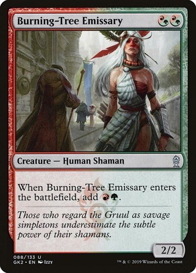 Burning - Tree Emissary (Ravnica Allegiance: Guild Kits) Near Mint - Nick Nack's Full Frontal Attack