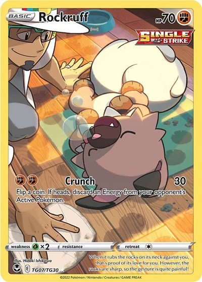 Rockruff (SWSH12: Silver Tempest Trainer Gallery) Near Mint Holofoil - Nick Nack's Full Frontal Attack
