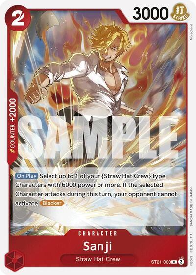 Sanji (Starter Deck EX: Gear 5) Near Mint Foil