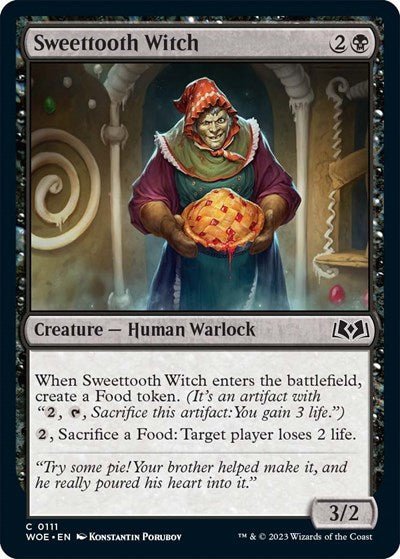 Sweettooth Witch (Wilds of Eldraine) Near Mint - Nick Nack's Full Frontal Attack