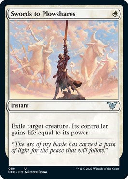 Swords to Plowshares (Commander: Kamigawa: Neon Dynasty) Near Mint